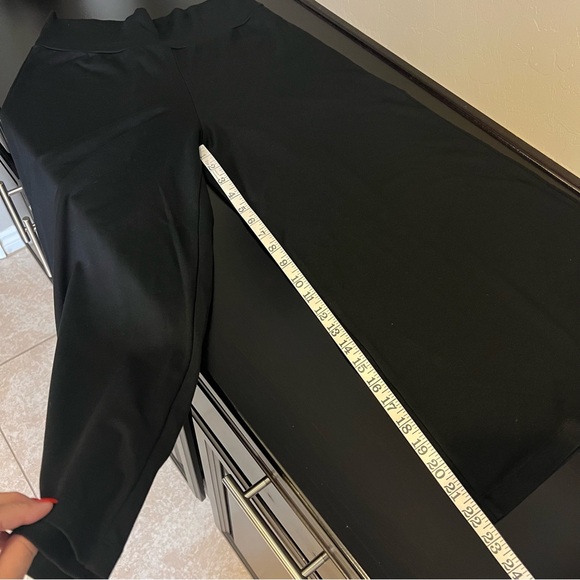 Bryn Walker Ella pant, wide leg cropped size M, black - Picture 9 of 13